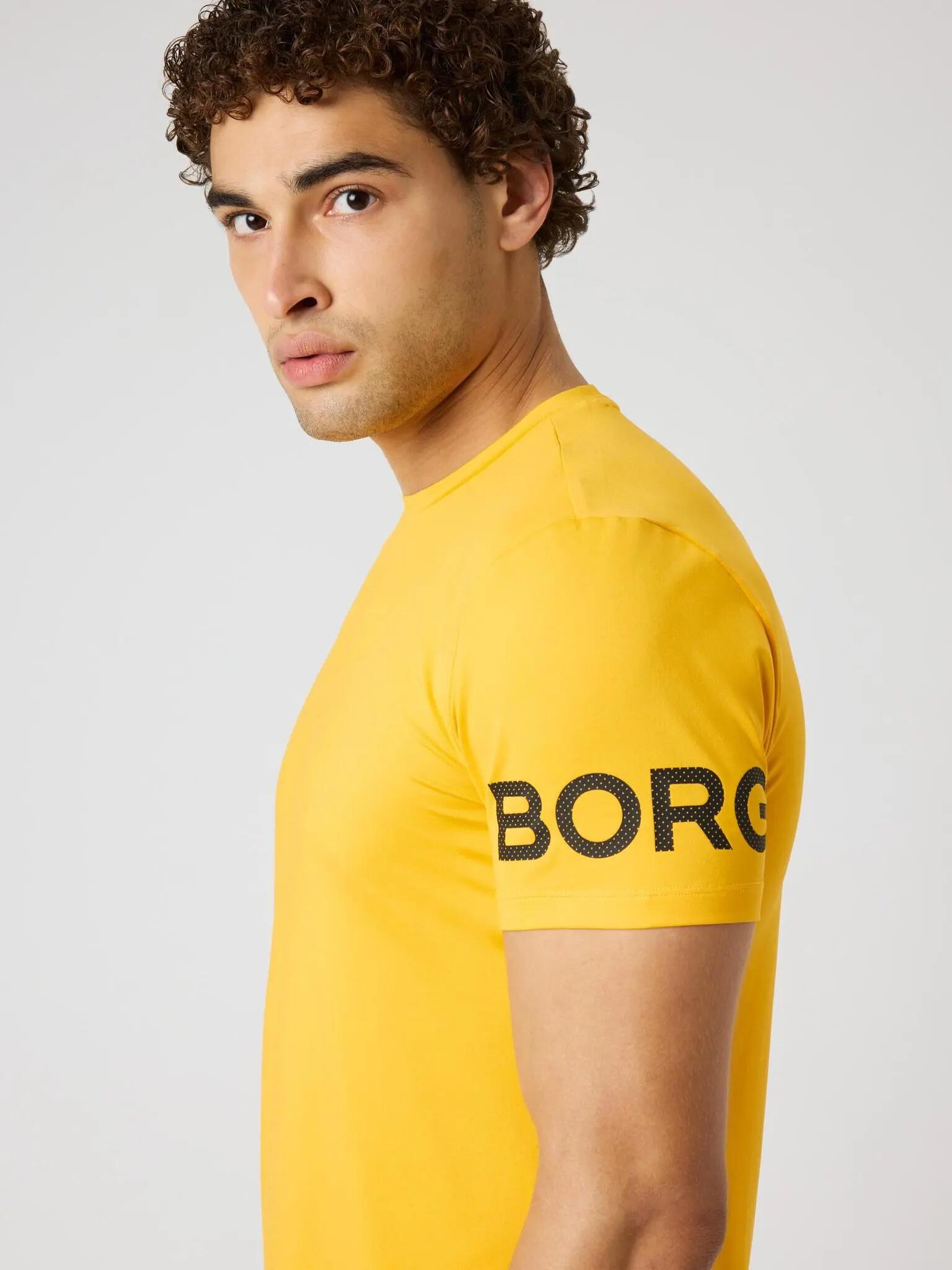 bjorn_borg BORG T-SHIRT aus recyceltem Polyester — Farbe CITRUS 5/5