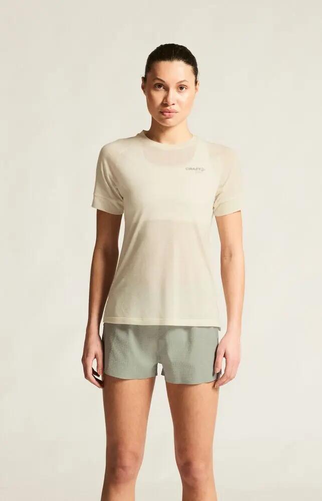 craft Wool SS Tee W maglia donna in polyester riciclato e lana 5/7