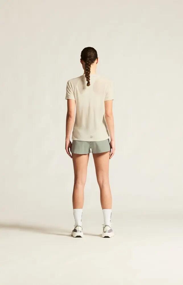 craft Wool SS Tee W maglia donna in polyester riciclato e lana 4/7