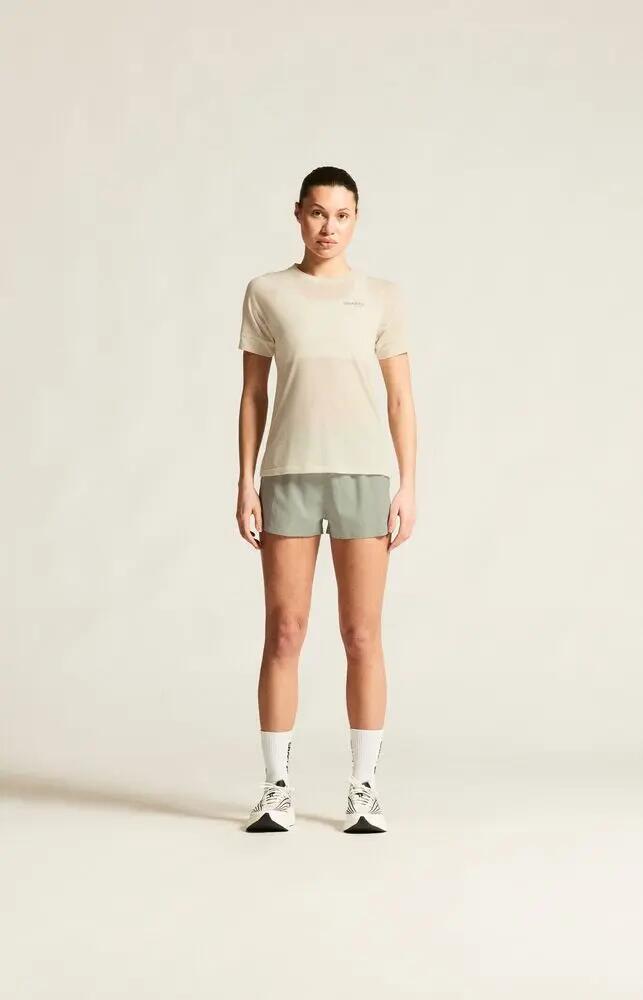 craft Wool SS Tee W maglia donna in polyester riciclato e lana 3/7