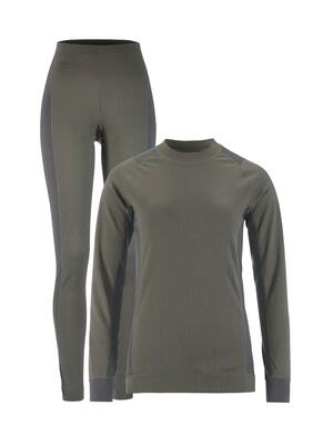 Craft baselayer set w – functionele baselayer in kanaalgebreide stof