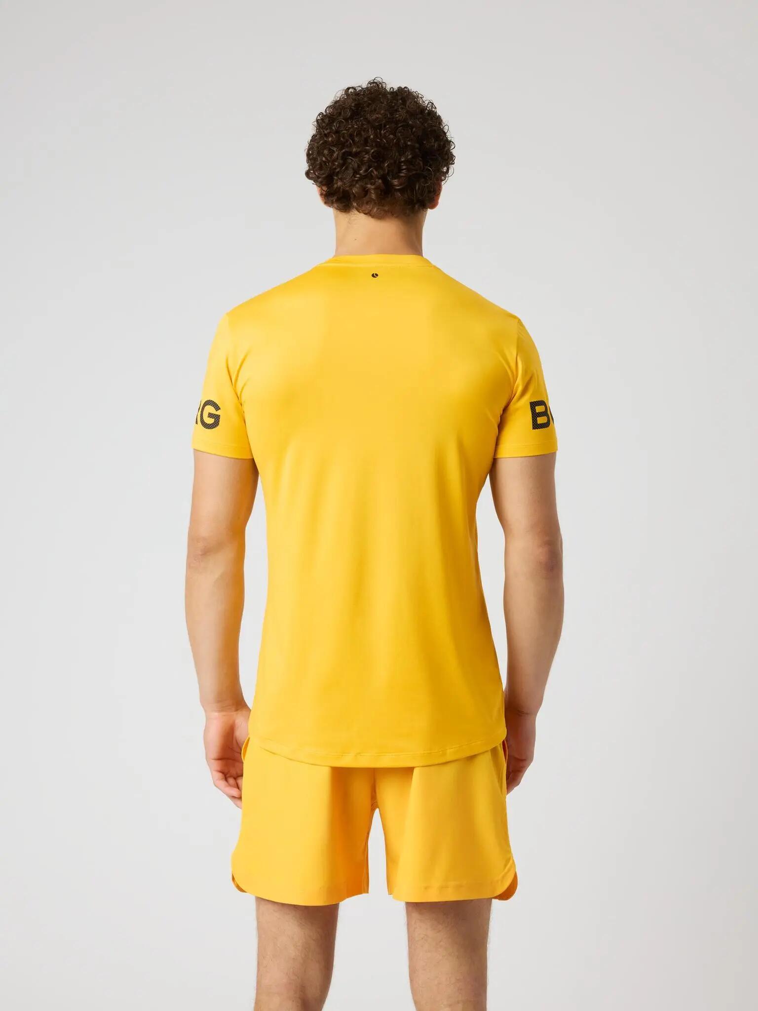 bjorn_borg BORG T-SHIRT aus recyceltem Polyester — Farbe CITRUS 2/5