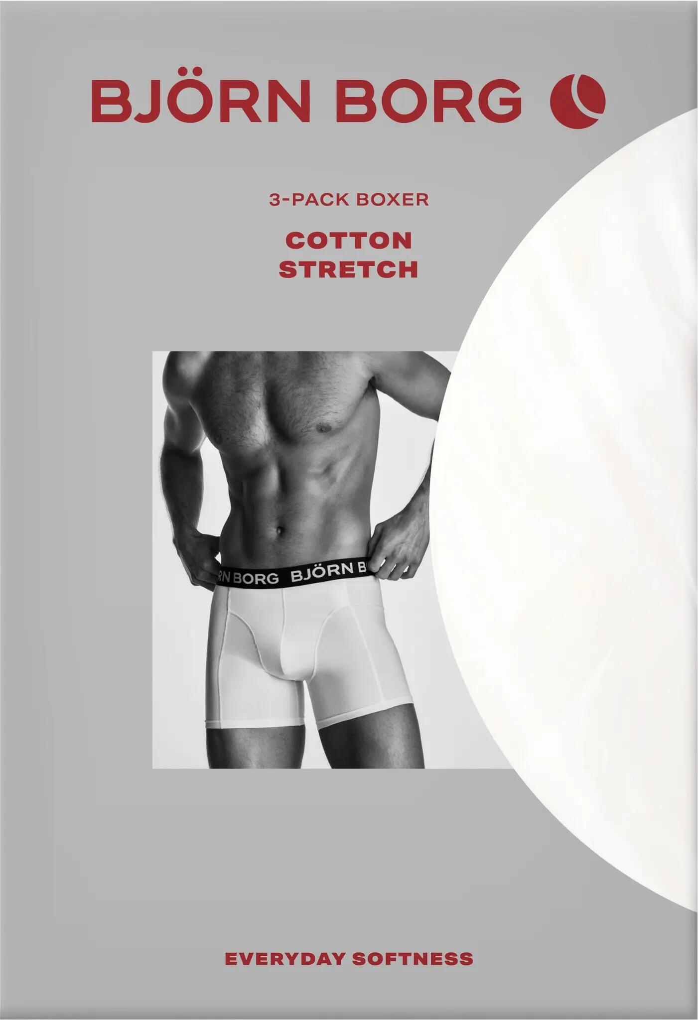 bjorn_borg COTTON STRETCH BOXER 2p - MULTIPACK 3 5/5