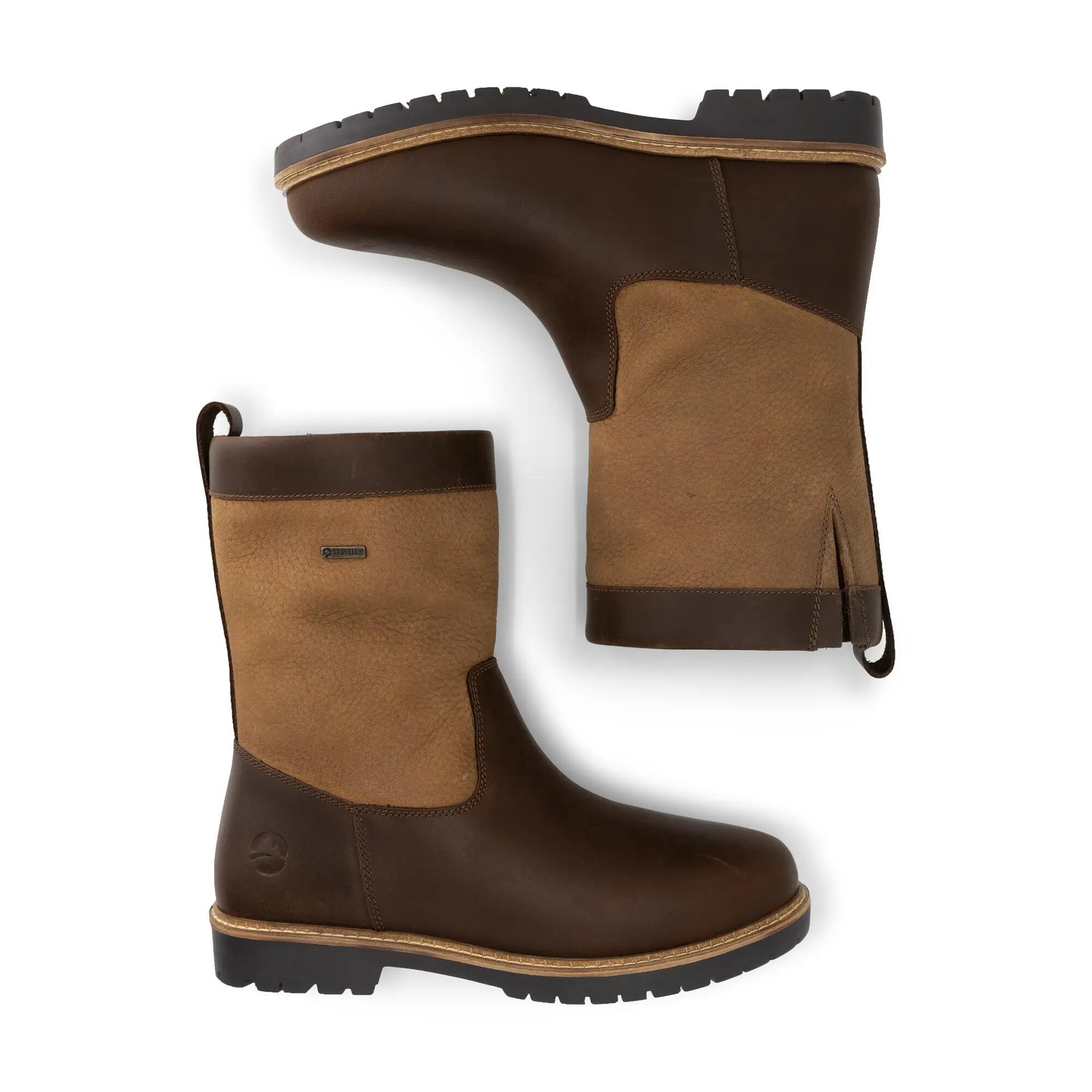 Stornes Herren – Outdoor-Stiefel – mit Wolle gefüttert – Braun 4/6