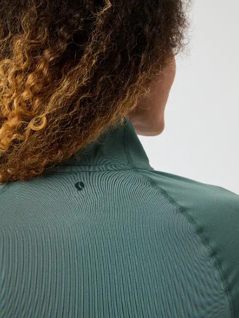bjorn_borg BORG FULL ZIP MIDLAYER casaco mulher BALSAM GREEN 4/5