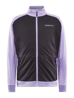 Craft core warm jacket jr wind- en waterdicht, ademend – slate-lavender