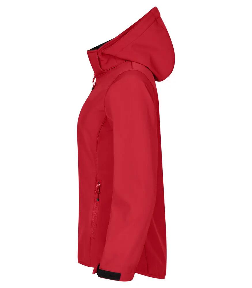 clique Classic Softshell Hoody Women — softshell 3 camadas em poliéster 3/4