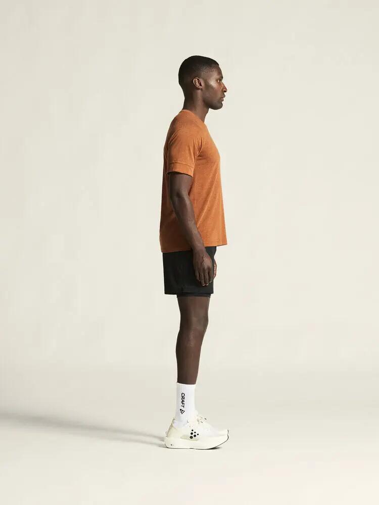 craft Wool SS Tee M maglia in poliestere riciclato e lana — calda e traspirante 6/7