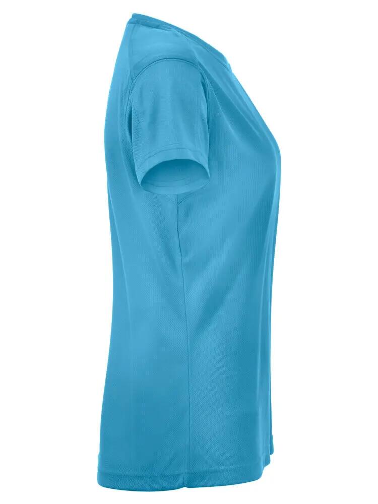 clique Ice-T Women T-shirt in poliestere traspirante turchese 4/4