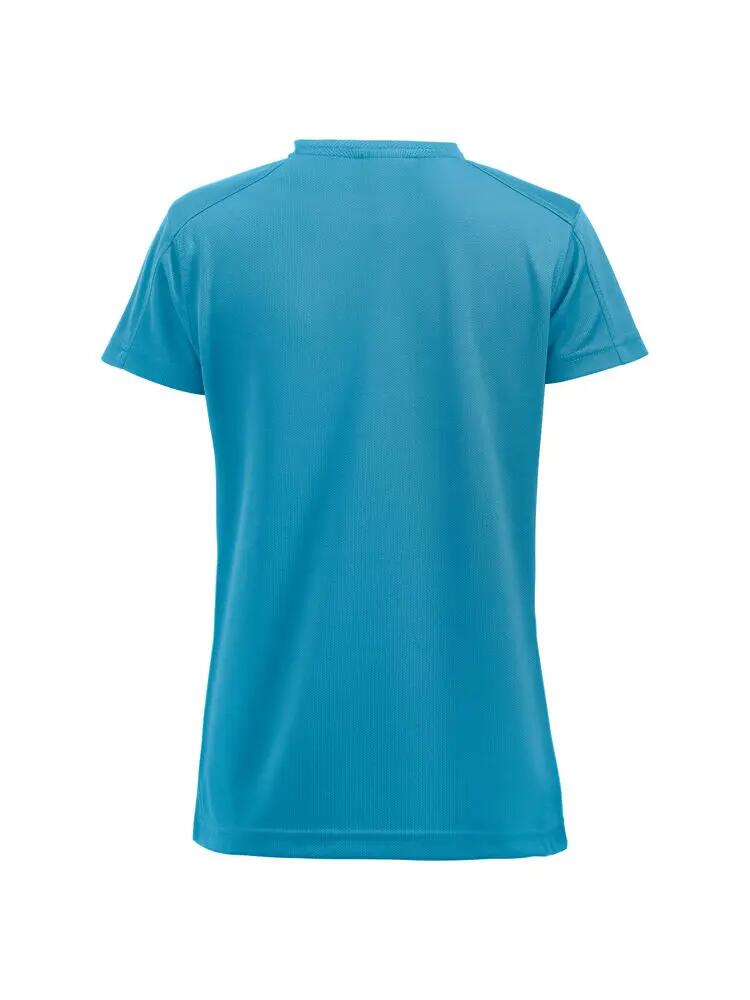 clique Ice-T Women T-shirt in poliestere traspirante turchese 2/4