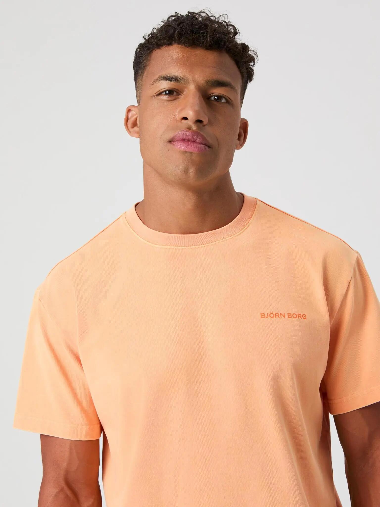bjorn_borg BORG OVERSIZED WASHED T-SHIRT PAPAYA 4/5