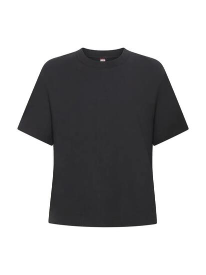 clique Over-T Women Oversized T-shirt van katoen zwart