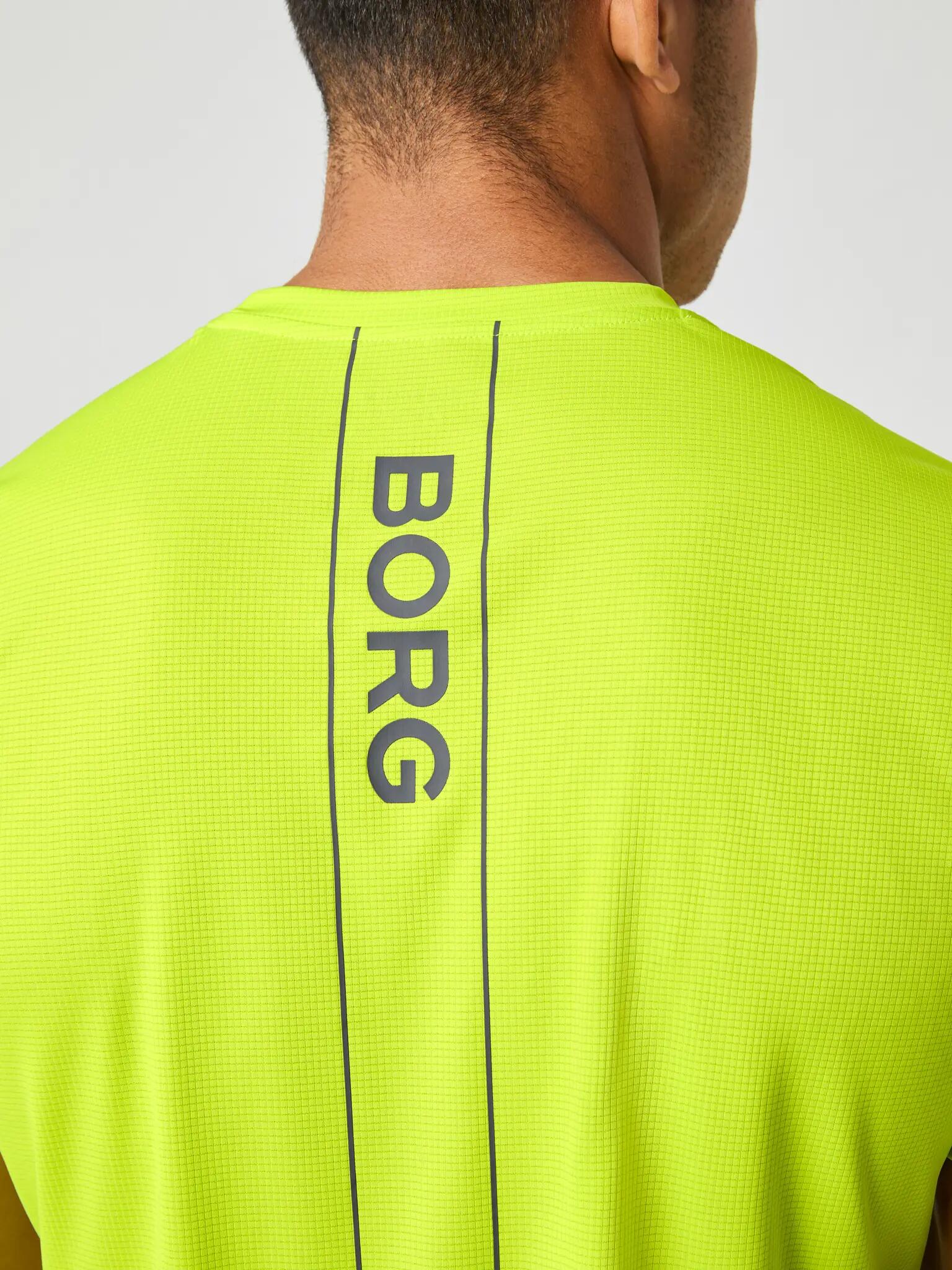 bjorn_borg ACE LIGHT T-SHIRT ACID LIME 4/5