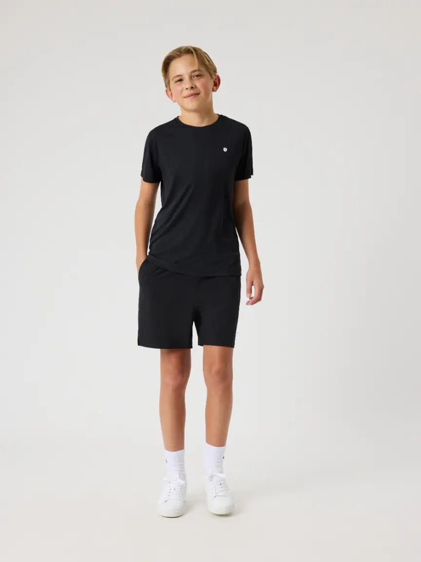 bjorn_borg ACE LIGHT T-SHIRT van gerecycled polyester – BLACK BEAUTY 3/5