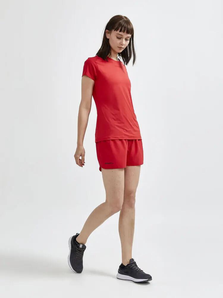craft T-shirt ADV Essence SS Slim mulher em poliéster reciclado, corte justo 7/7