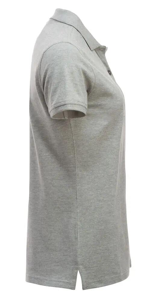 clique Classic Marion S/S polo mulher cinzento mesclado em algodão 4/4