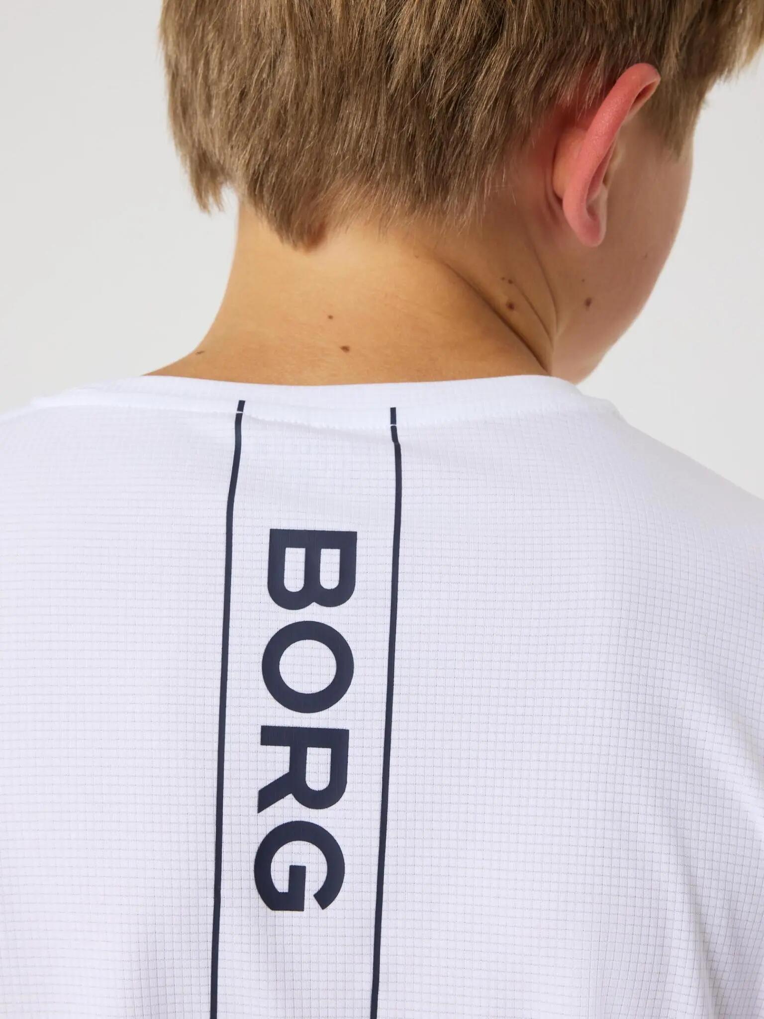 bjorn_borg ACE LIGHT T-SHIRT van gerecycled polyester – BRILLIANT WHITE 4/5