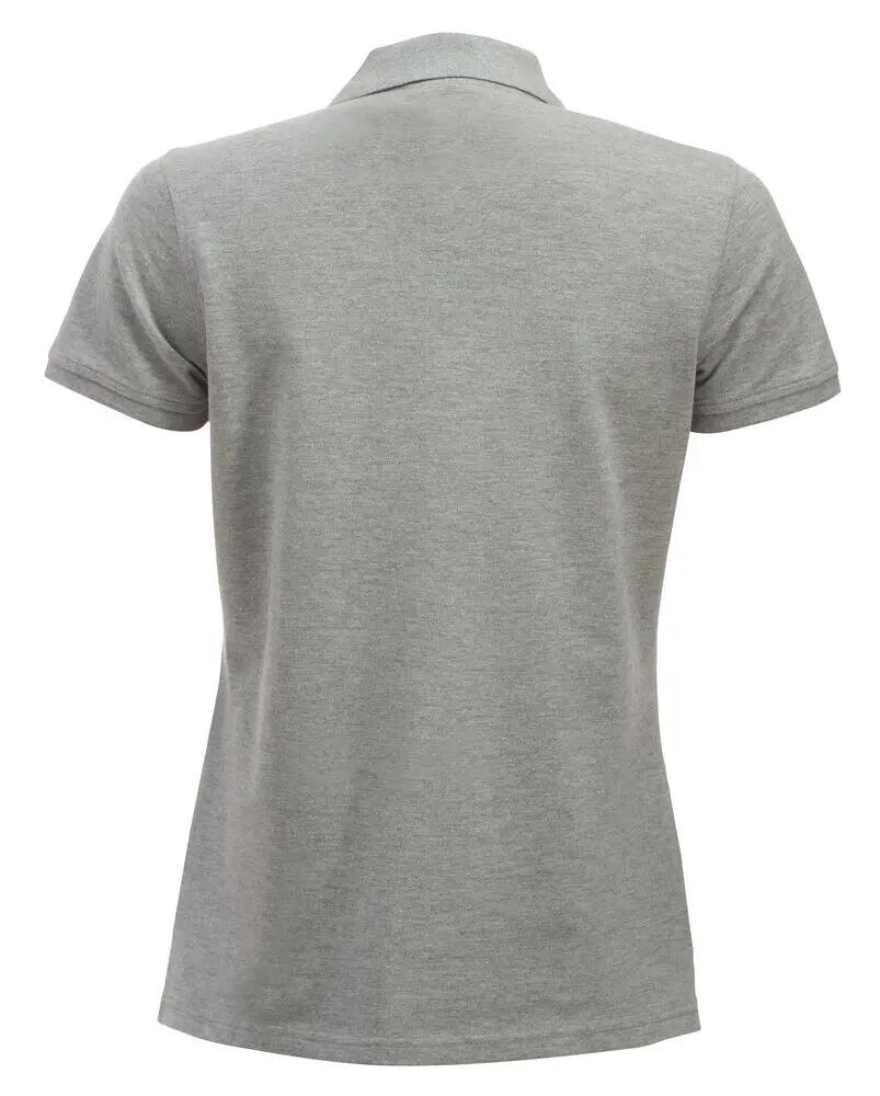 clique Classic Marion S/S polo mulher cinzento mesclado em algodão 2/4