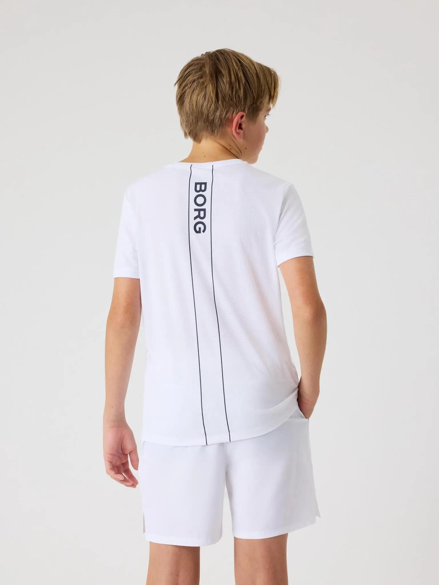 bjorn_borg ACE LIGHT T-SHIRT van gerecycled polyester – BRILLIANT WHITE 2/5