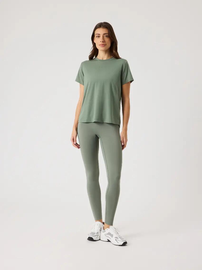 bjorn_borg BORG SPORTS T-SHIRT van gerecycled polyester – AGAVE GREEN 3/4
