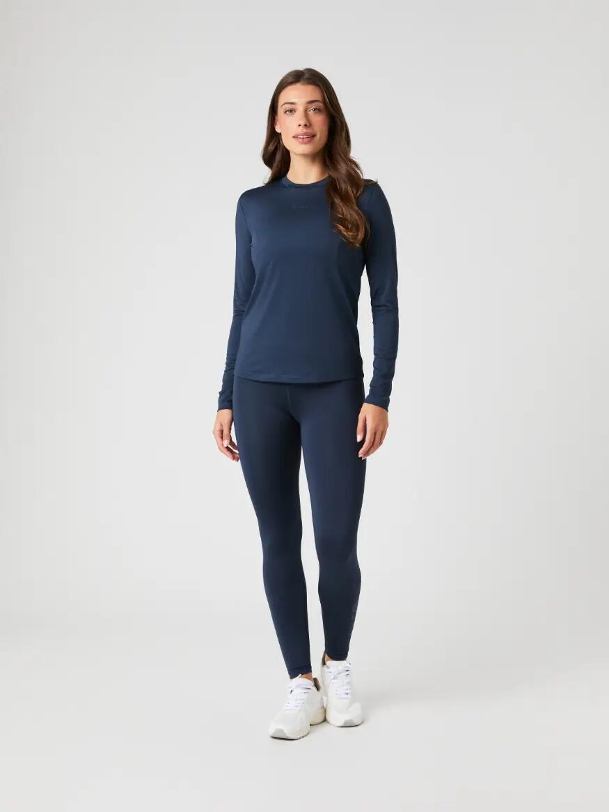 bjorn_borg BORG LONG SLEEVE T-SHIRT dames — kleur OUTERSPACE, maat XS 3/5