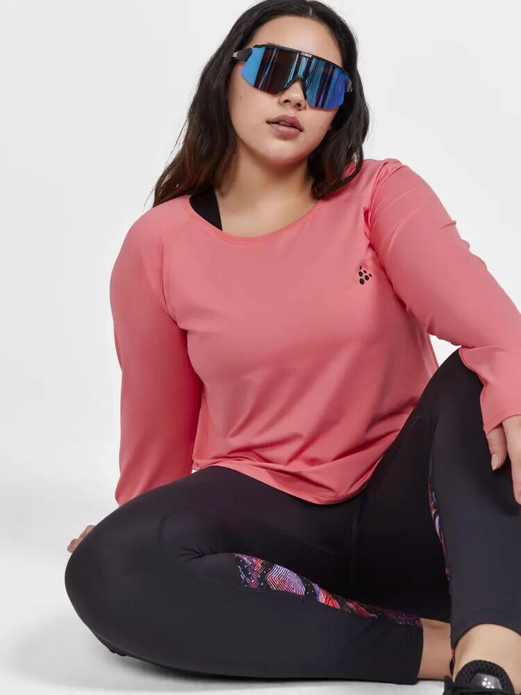 craft Core Essence Ls Plus Tee W - Maglia maniche lunghe in poliestere riciclato 4/4