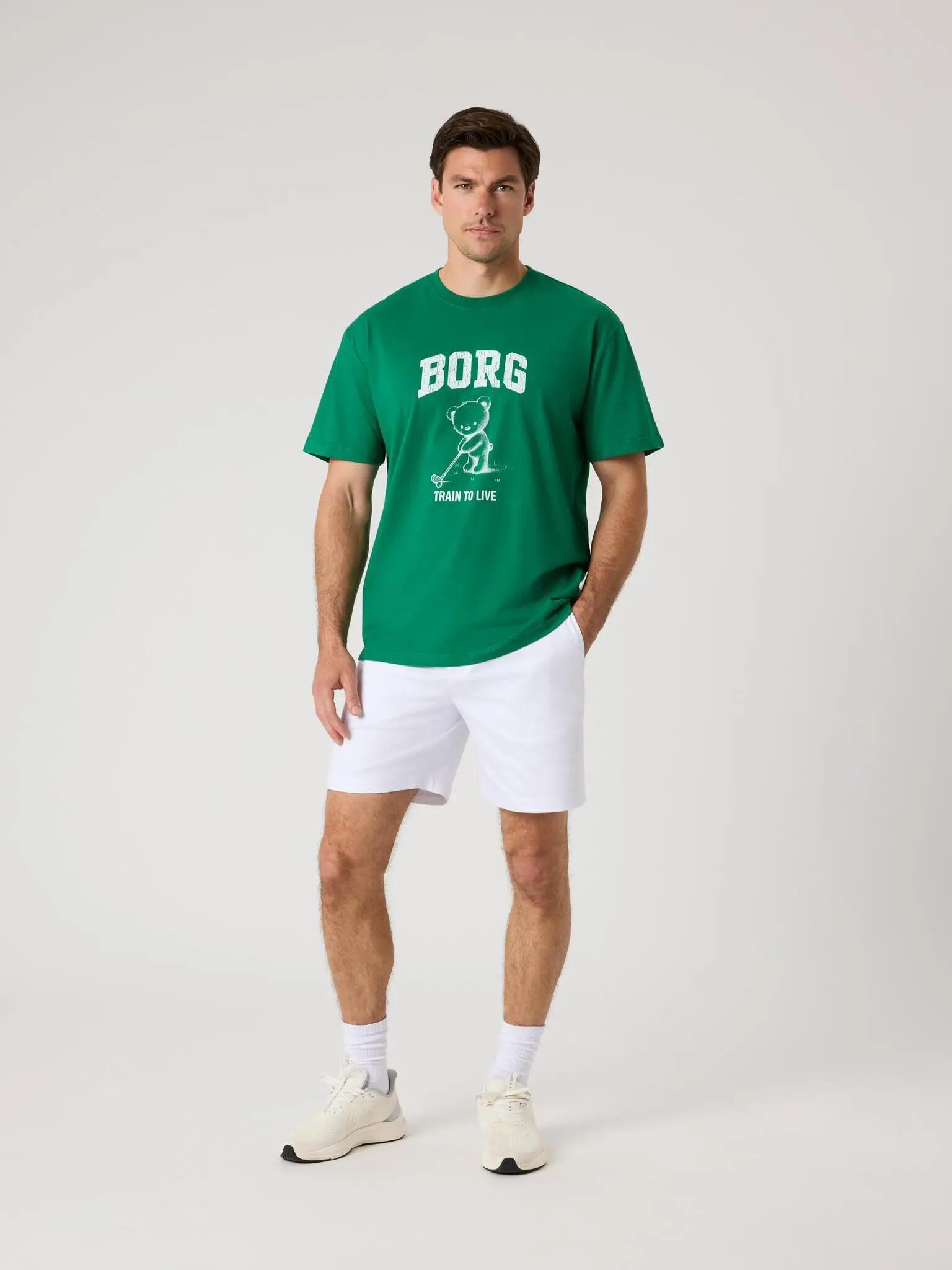 bjorn_borg BORG CLASSIC PRINT T-SHIRT VERDANT GREEN 3/5