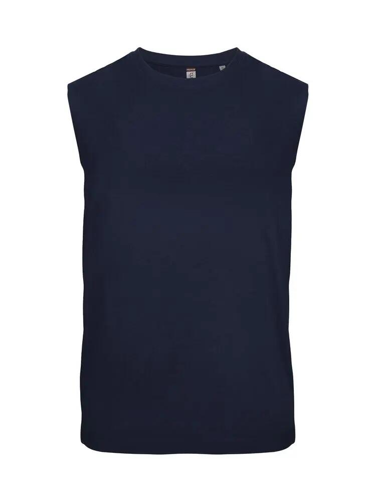 clique Sleeveless mouwloos T-shirt 100% katoen – Strakke pasvorm 1/4