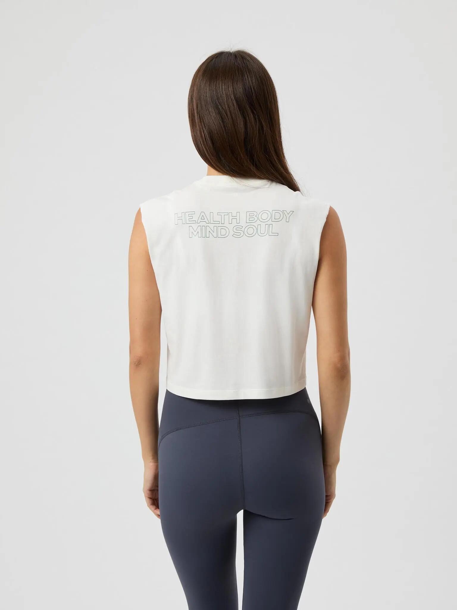 bjorn_borg BORG CROPPED TANK TOP CANNOLI CREAM 2/4