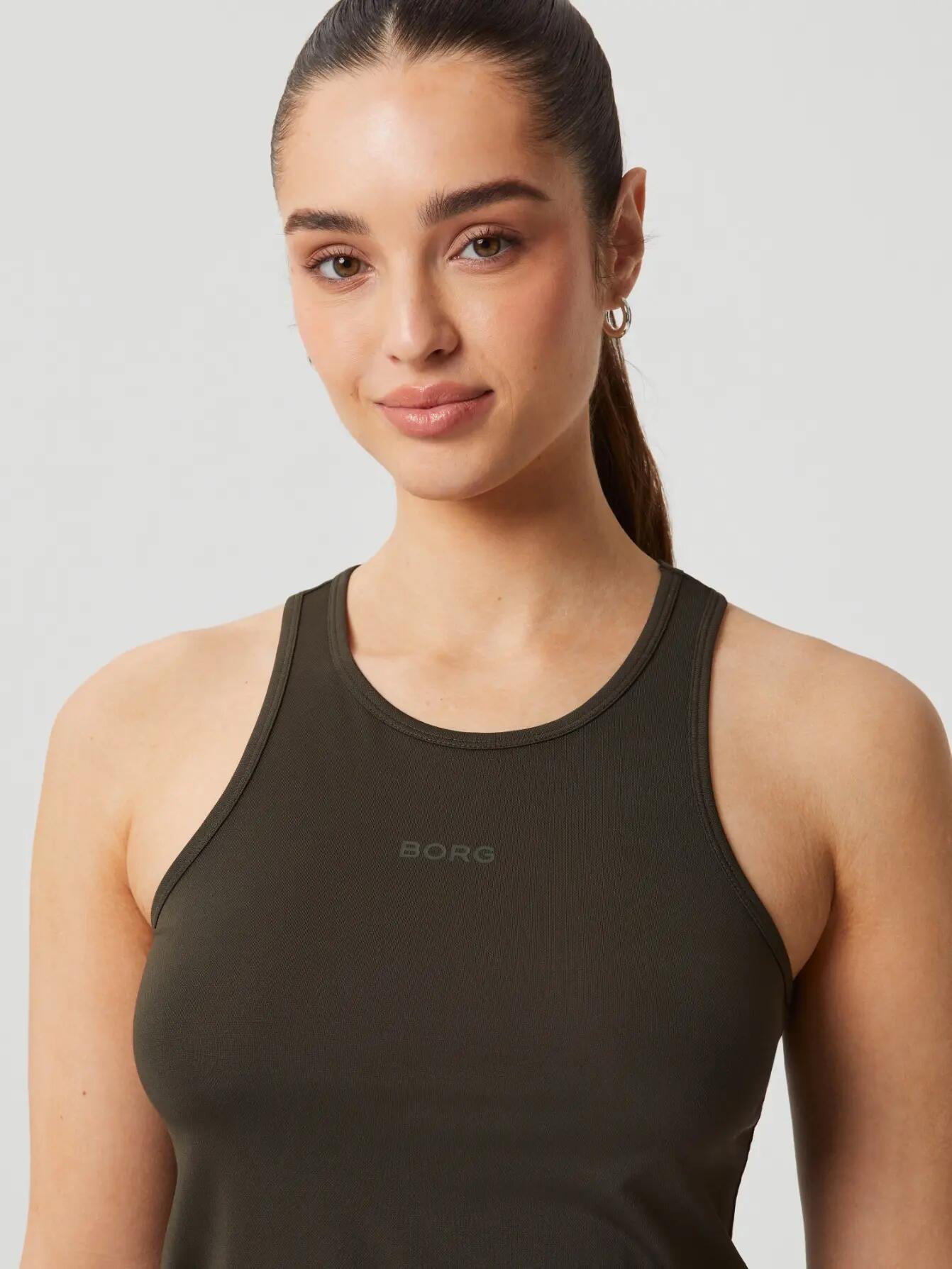 bjorn_borg BORG RACERBACK TANK in PEAT für Damen 4/4