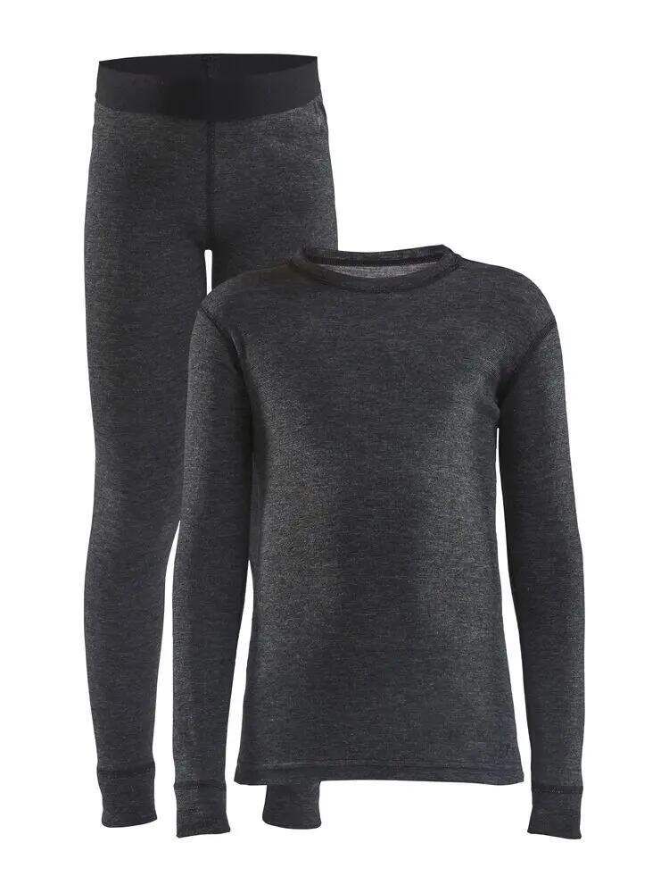 craft Wool Merino Set J - Junior Baselayer-Set aus Merinowolle 1/7