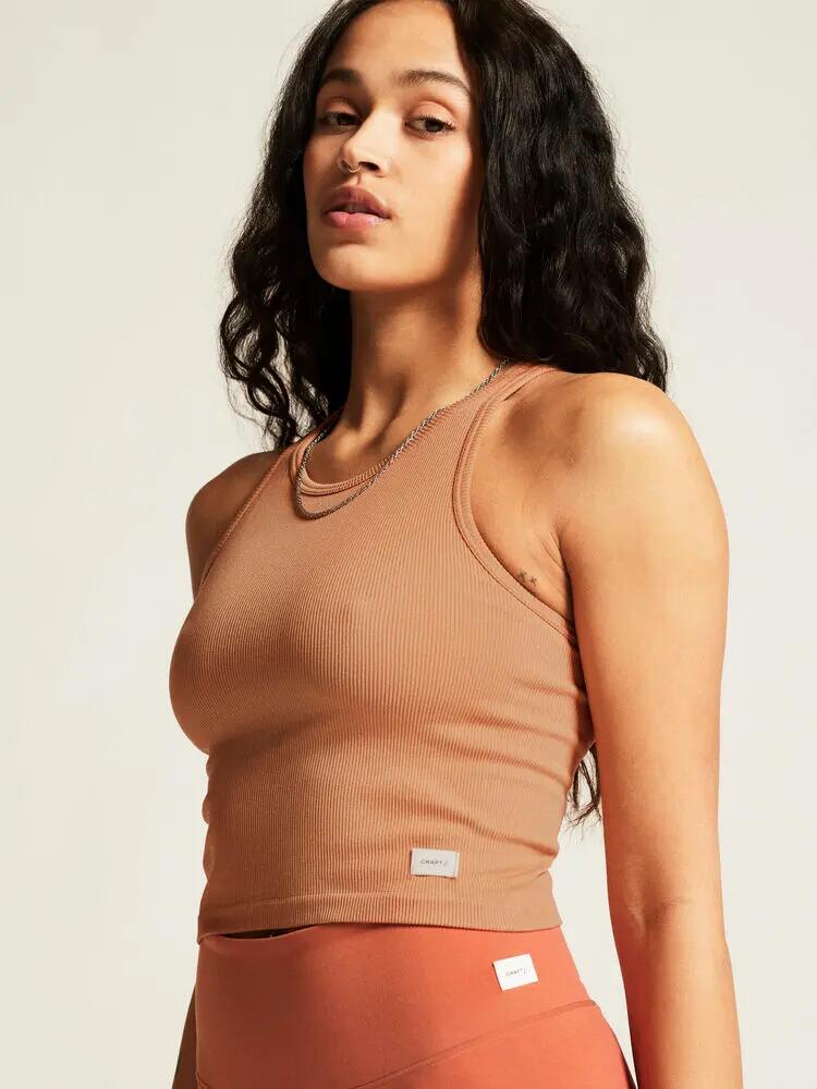 craft Collective Rib Tank Top W – aansluitende tanktop met ribstructuur 5/7