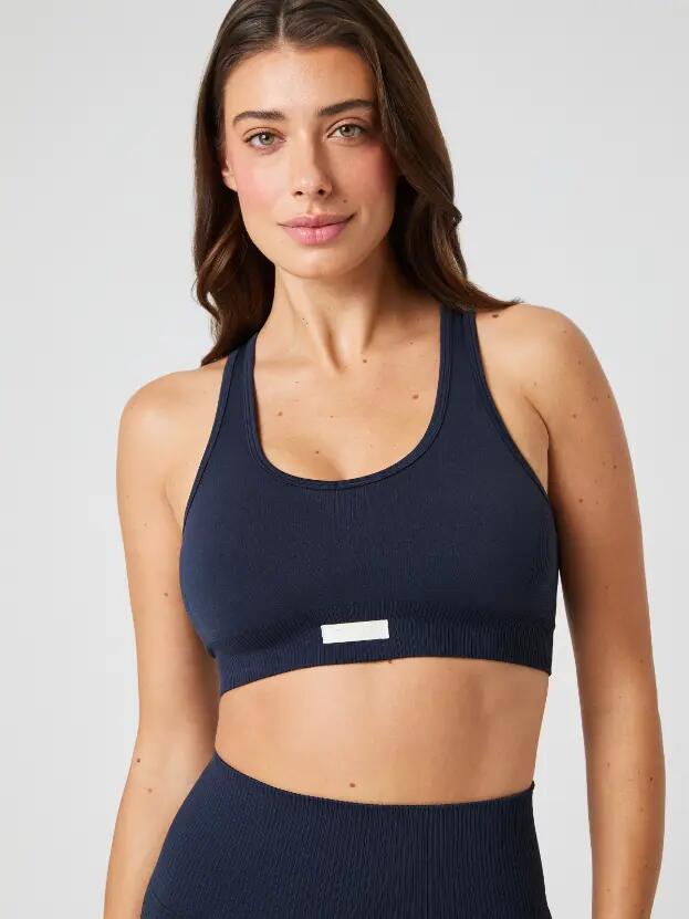 bjorn_borg STUDIO SEAMLESS LOW SPORTS BRA - OUTERSPACE 4/4