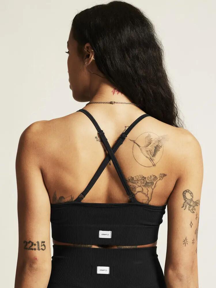 craft Reggiseno sportivo Collective Rib Strap in tessuto a coste 7/7