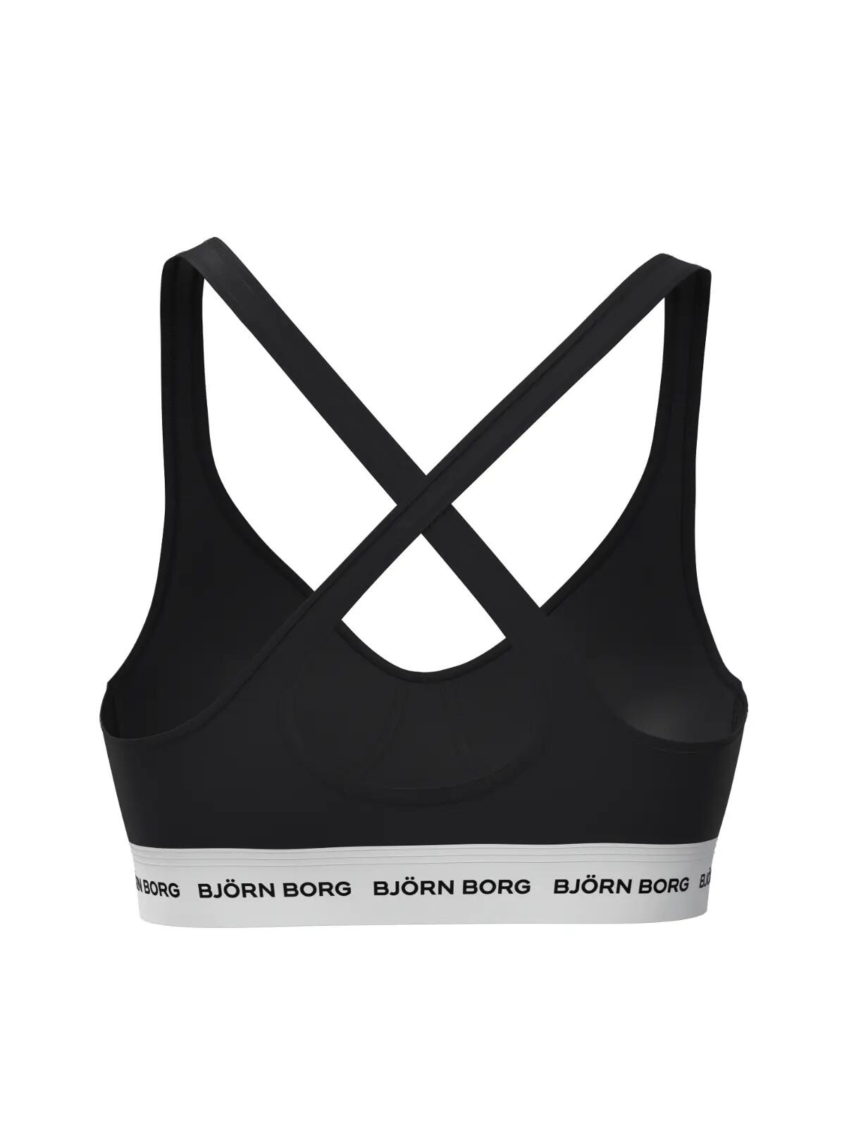 bjorn_borg LOGO BRALETTE - BLACK BEAUTY 2/2