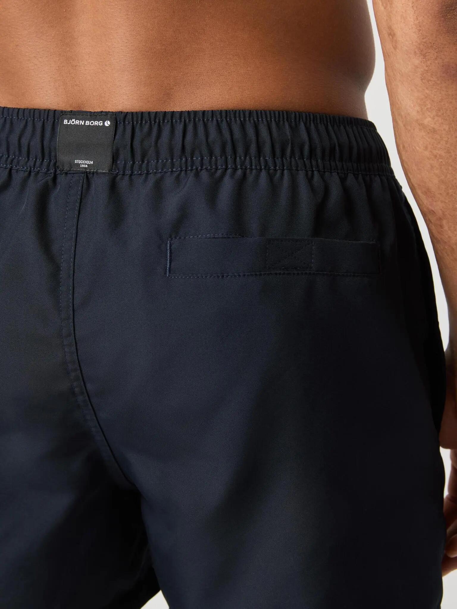 bjorn_borg BORG SOLID SWIM SHORTS en polyester recyclé 4/4