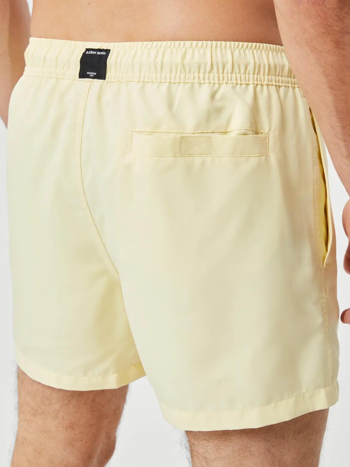 bjorn_borg BORG SOLID SWIM SHORTS – FRENCH VANILLA uomo 4/4