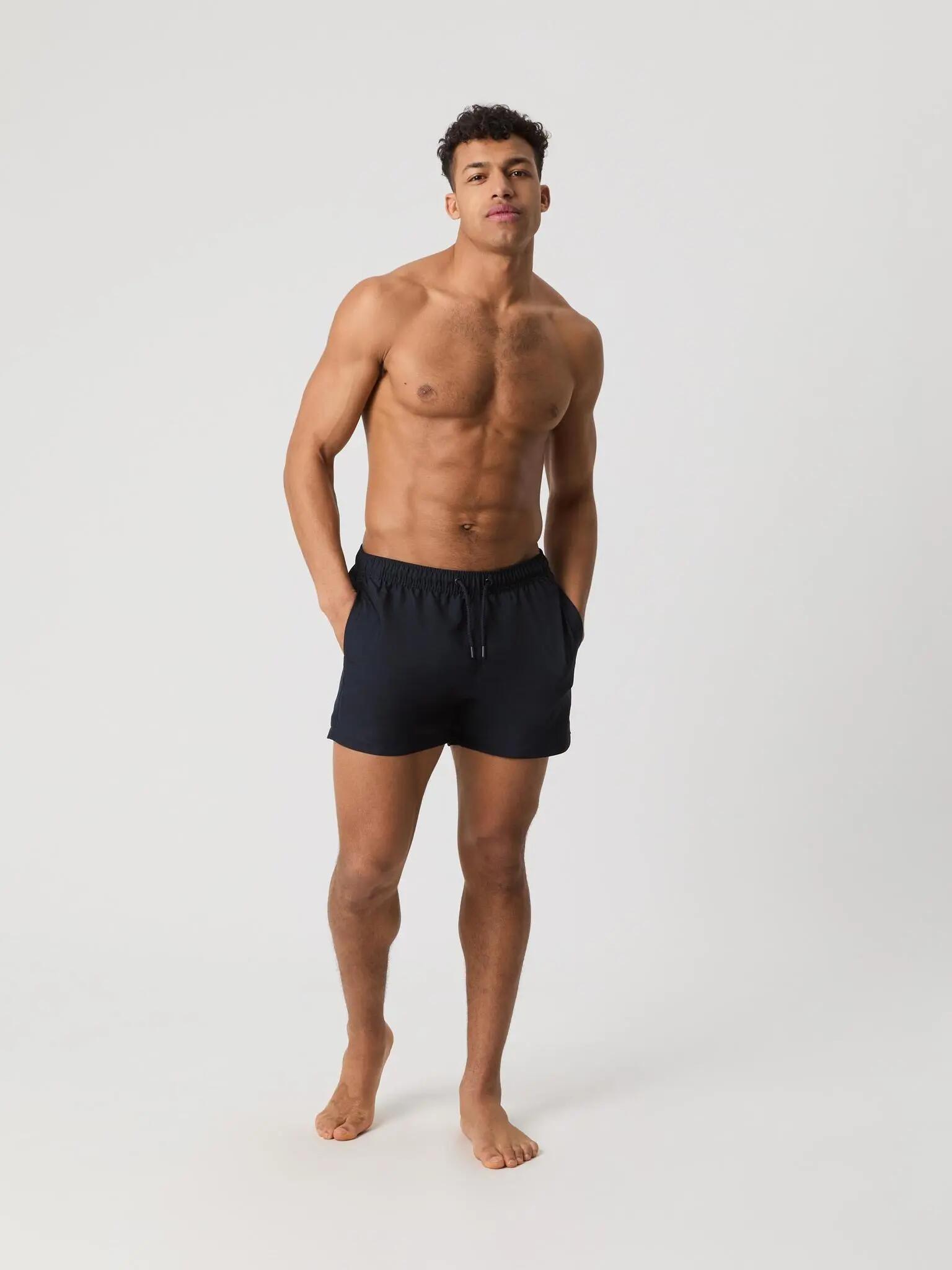 bjorn_borg BORG SOLID SWIM SHORTS en polyester recyclé 3/4
