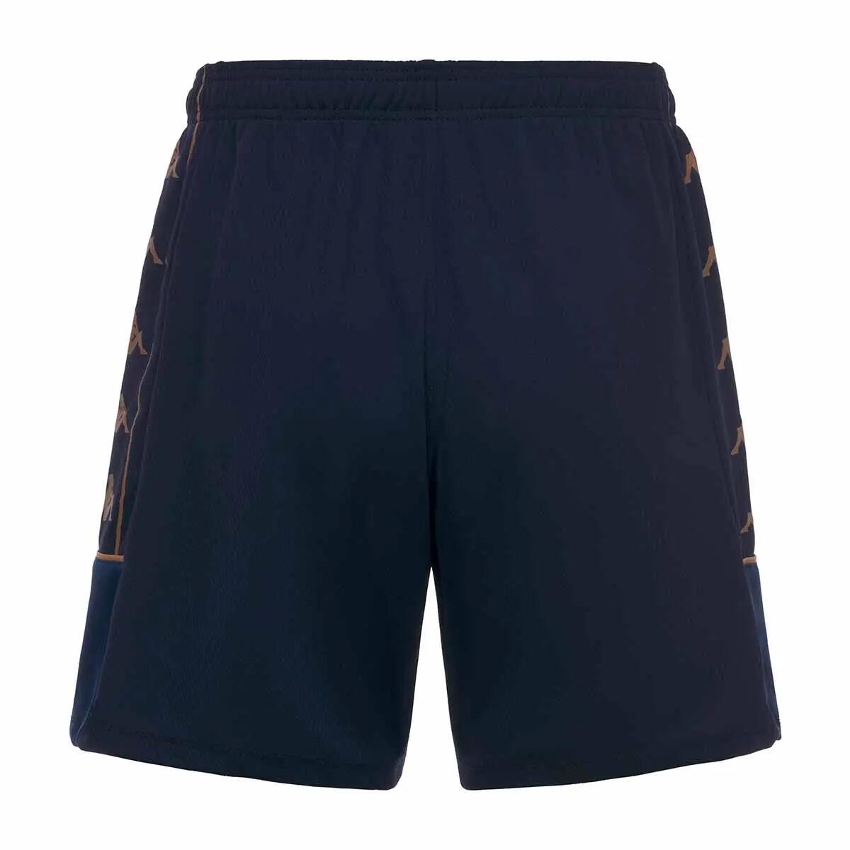 Short de football garçon Miondo bleu 4/4