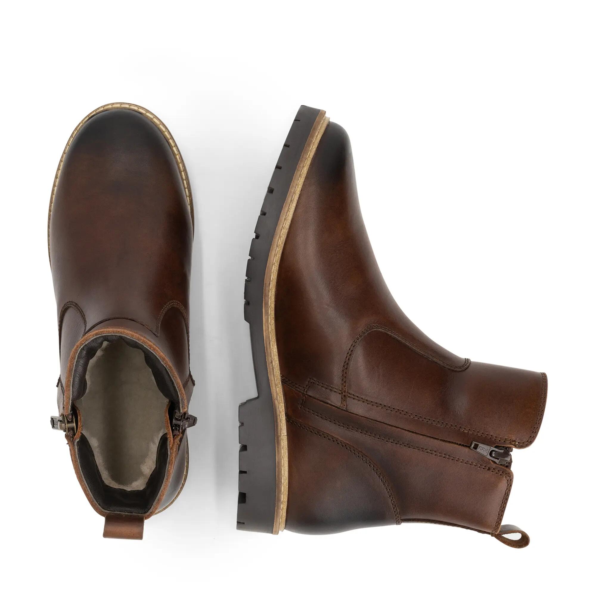 Bronderslev Femme - Bottines - Doublées de laine - Marron foncé 4/5