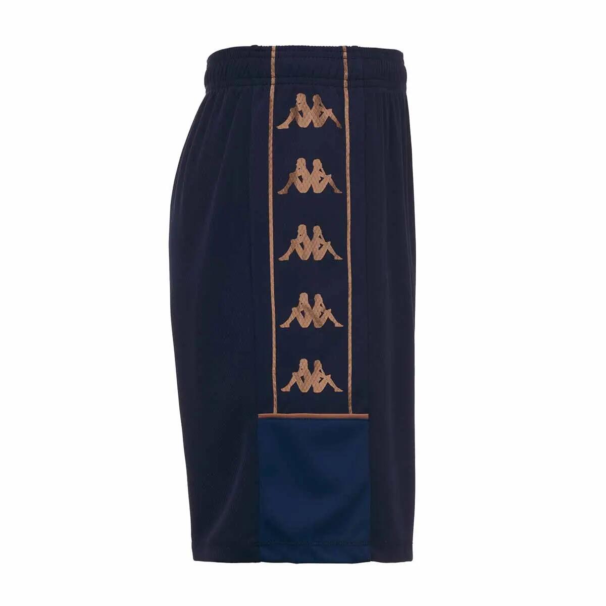 Short de football garçon Miondo bleu 2/4