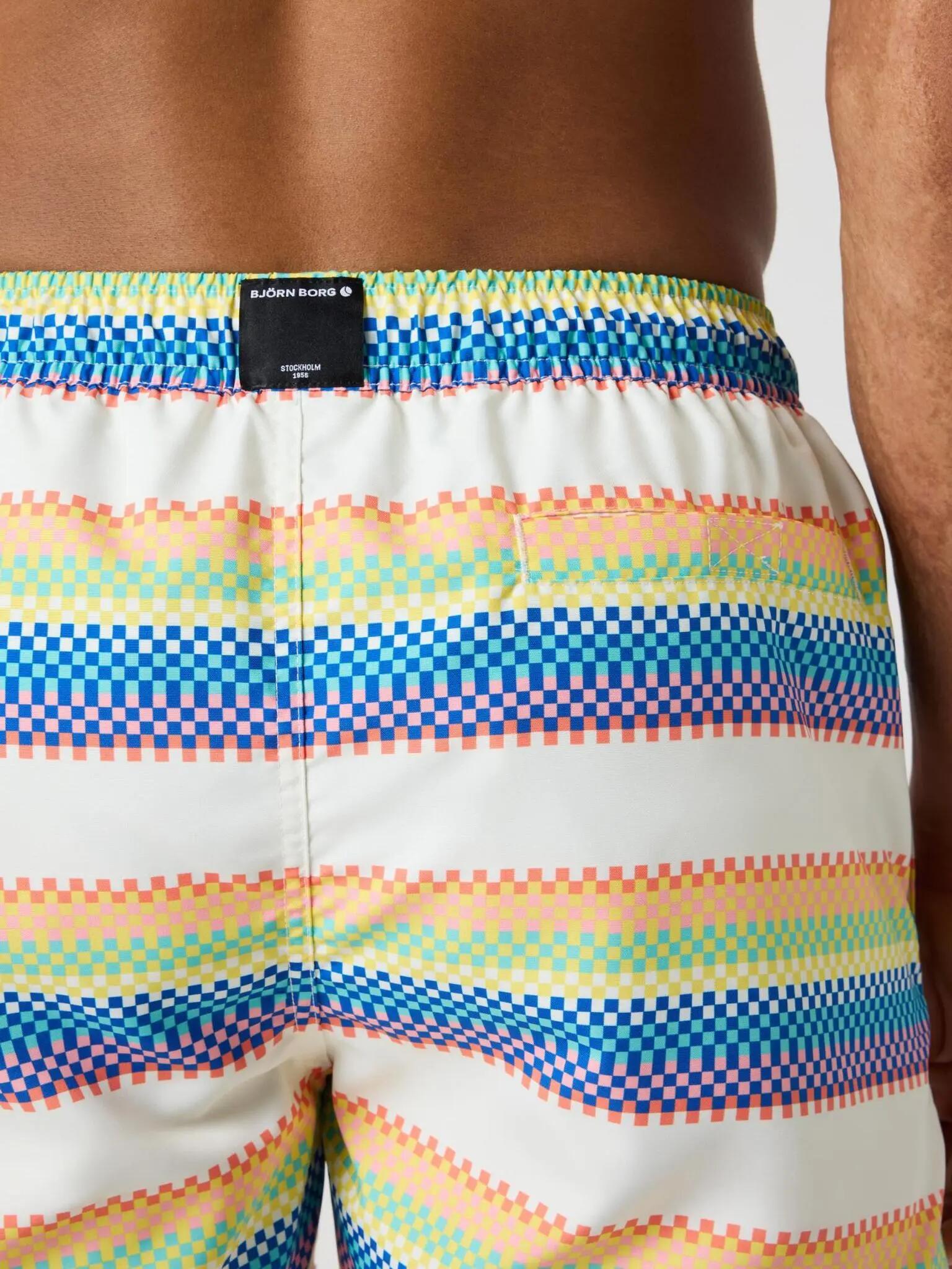 bjorn_borg BORG PRINT SWIM SHORTS in poliestere riciclato REPREVE® 4/5
