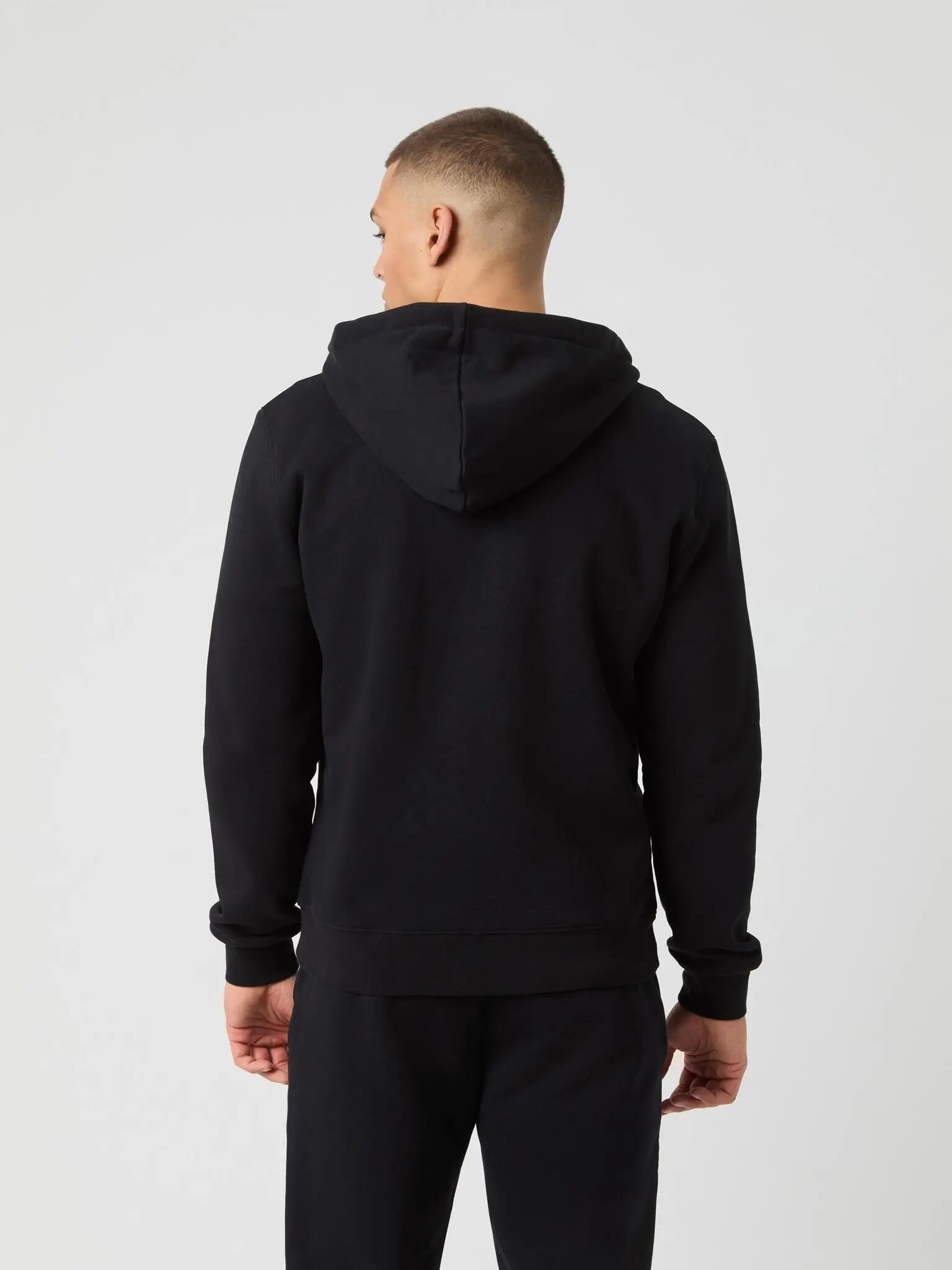 bjorn_borg CENTRE ZIP HOODIE uomo nero BLACK BEAUTY 2/5