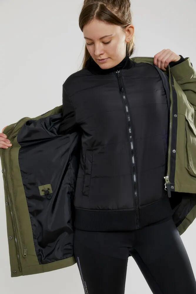 craft 3-in-1 jkt W – Casaco 3 em 1 shell e interior acolchoado leve 6/7
