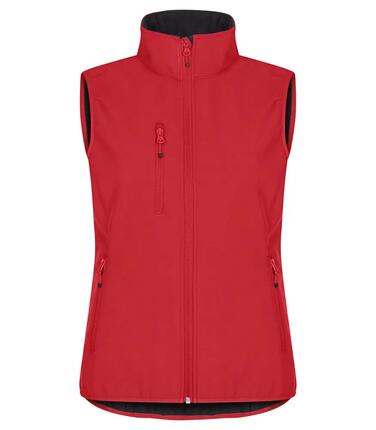 clique Classic Softshell Vest Women – 3‑laags softshell bodywarmer van