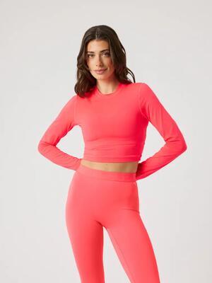 bjorn_borg STUDIO SOFT CROPPED LONGSLEEVE colore DIVA PINK