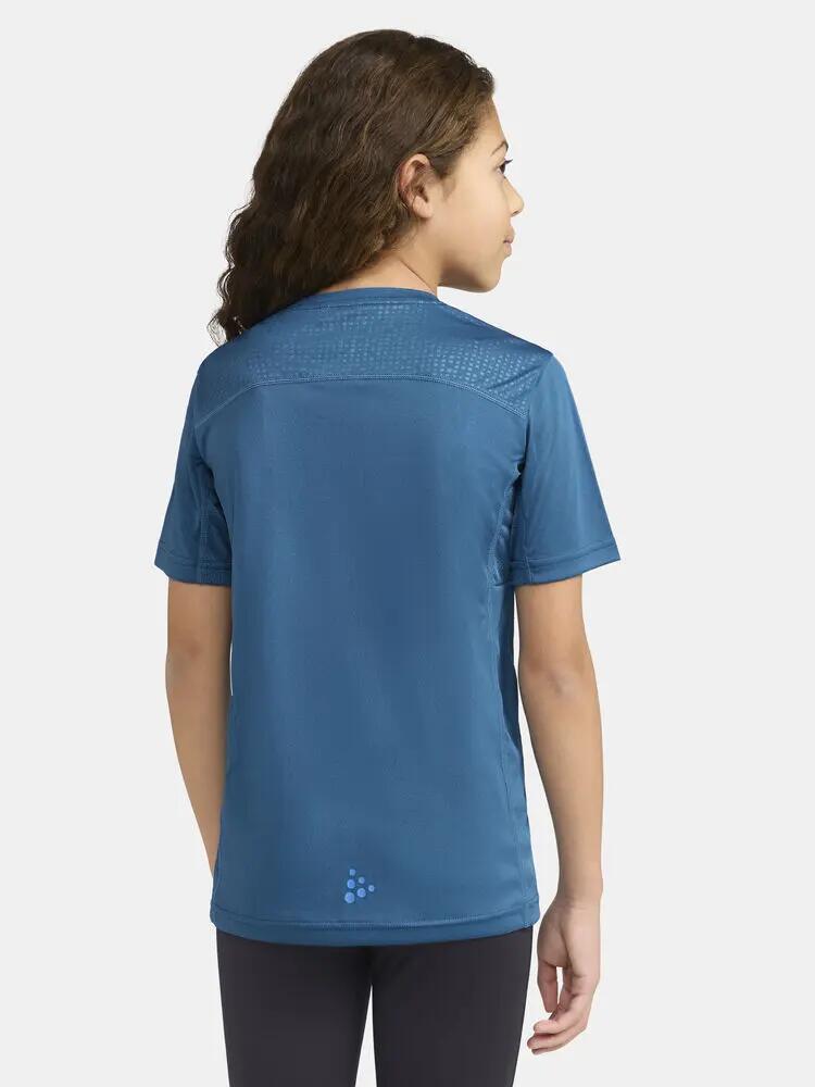 craft Rush SS Tee Jr T-shirt leggero in poliestere 3/5