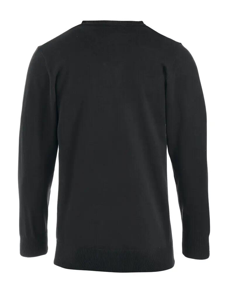 clique Aston jersey V cuello 100% algodón negro 2/4