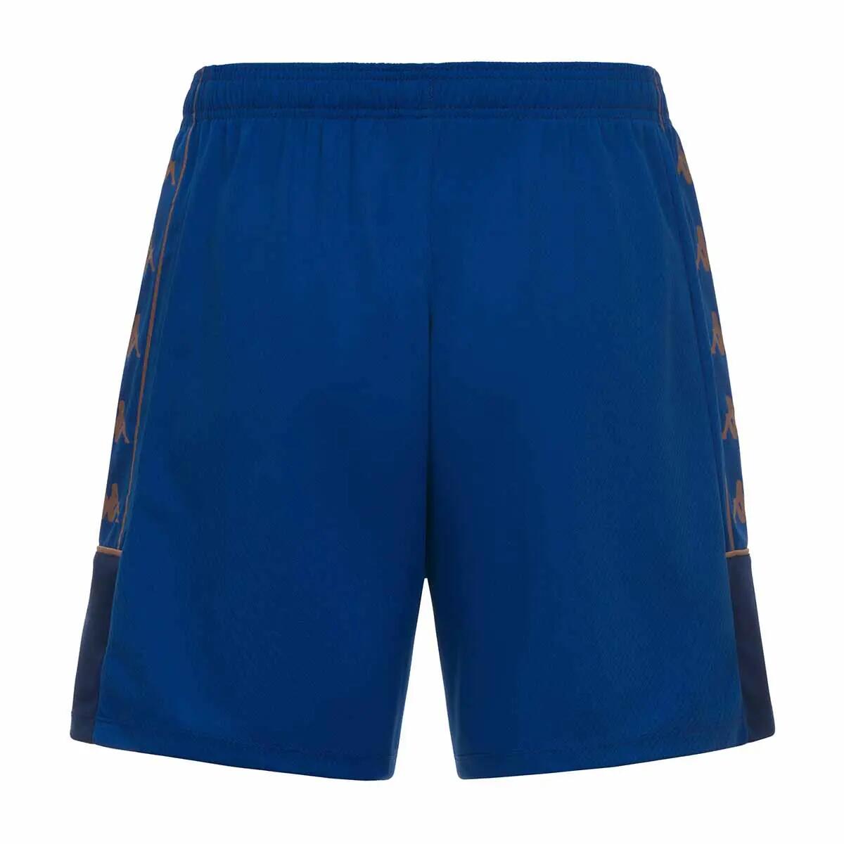 Short de football garçon Miondo bleu 4/4