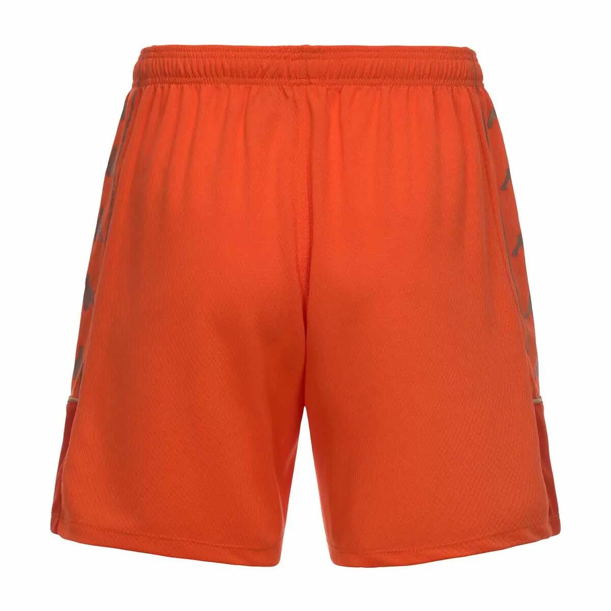 Short de football garçon Miondo orange 4/4